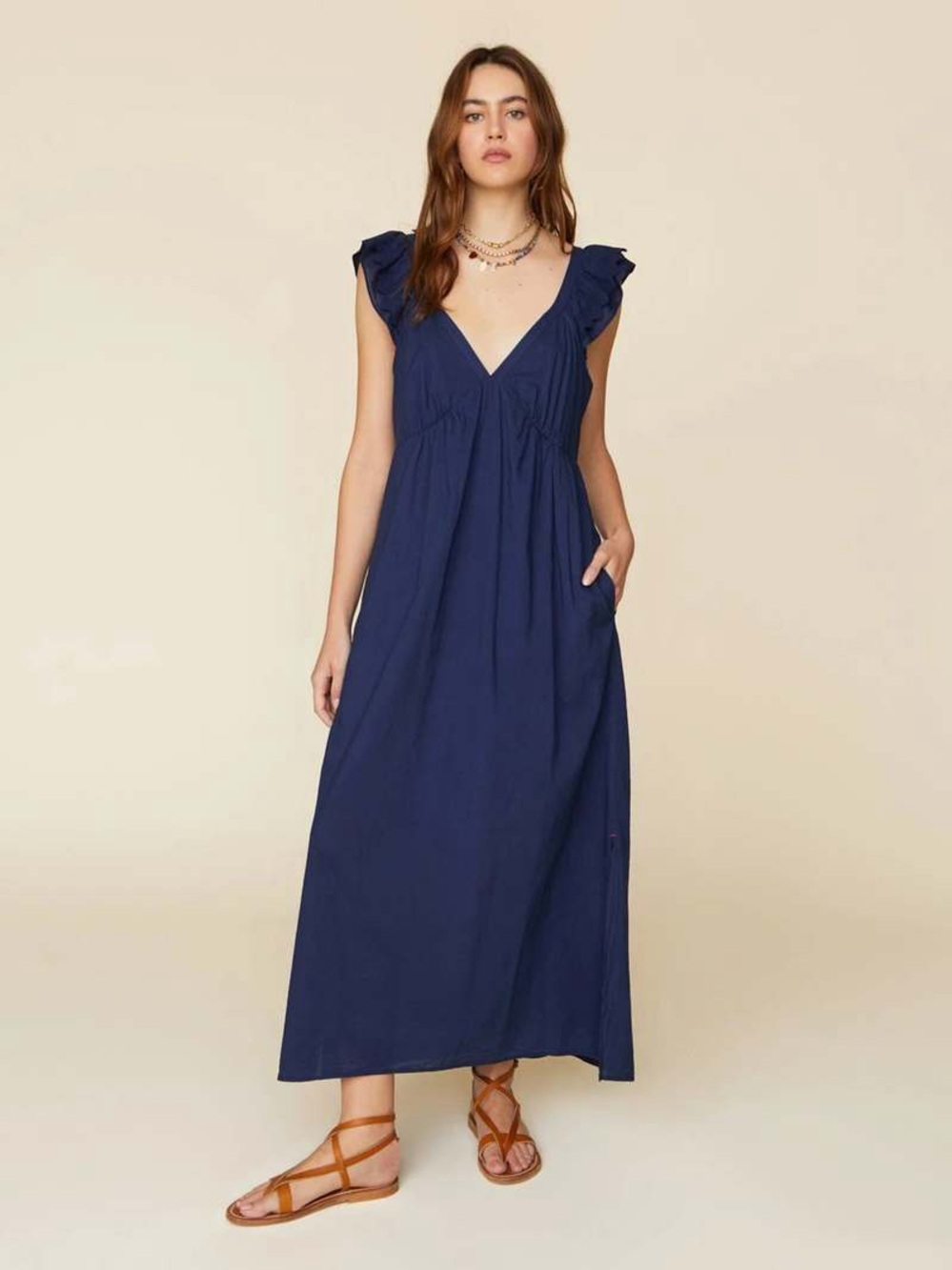Xerina Navy Blue Dress - Picture 2 of 9